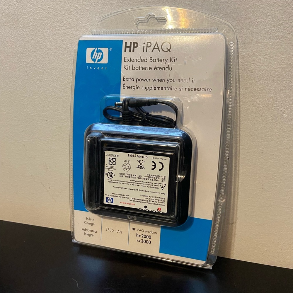 HP FA833AA Extended Battery Kit Akku 2880mAh +Ladestation für IPAQ RX3000 HX2000